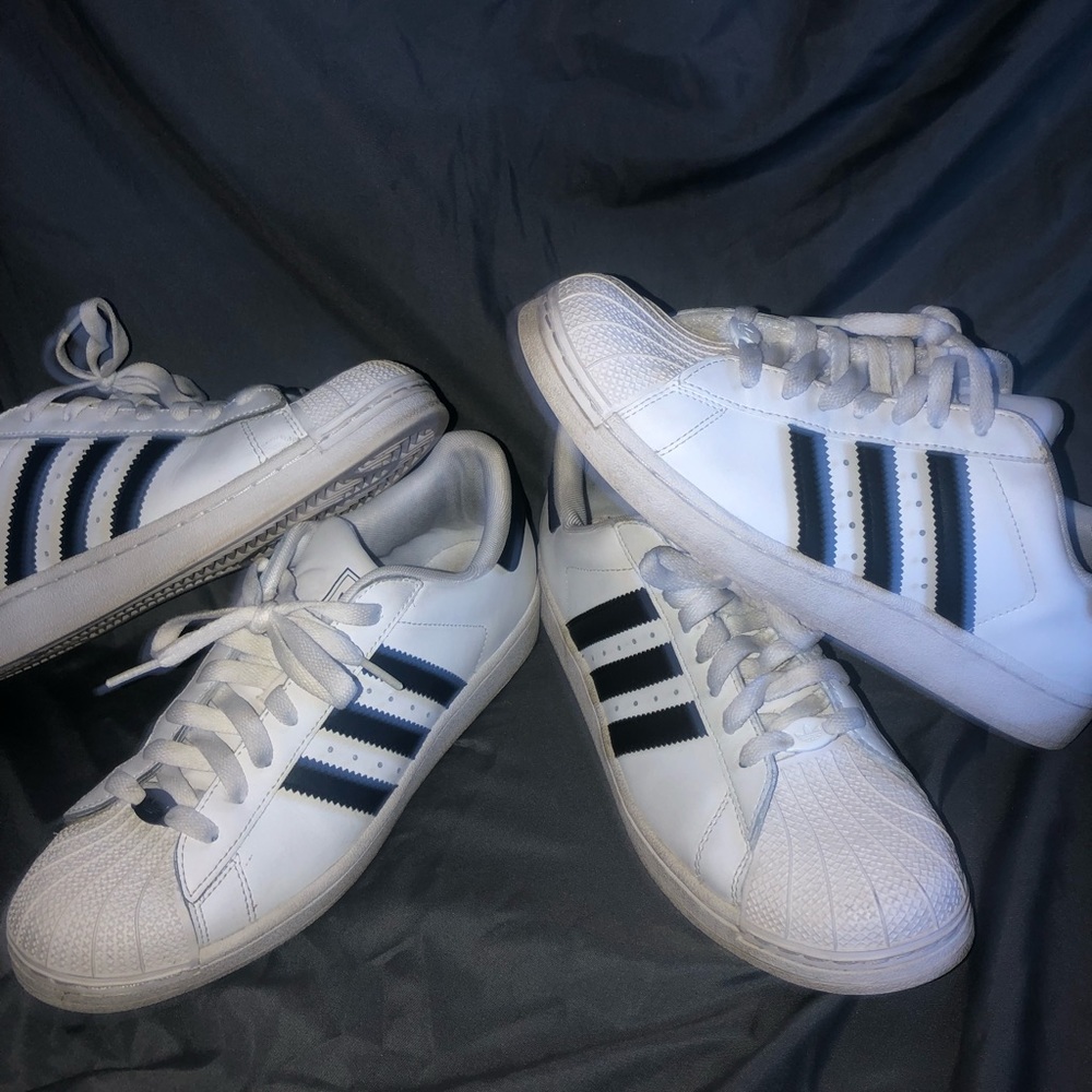 Men’s adidas black stripes, Navy blue stripes